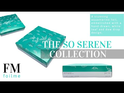 The So Serene (PRE-CUT FOIL - 500 Sheets - 12.5cm x 27cm)